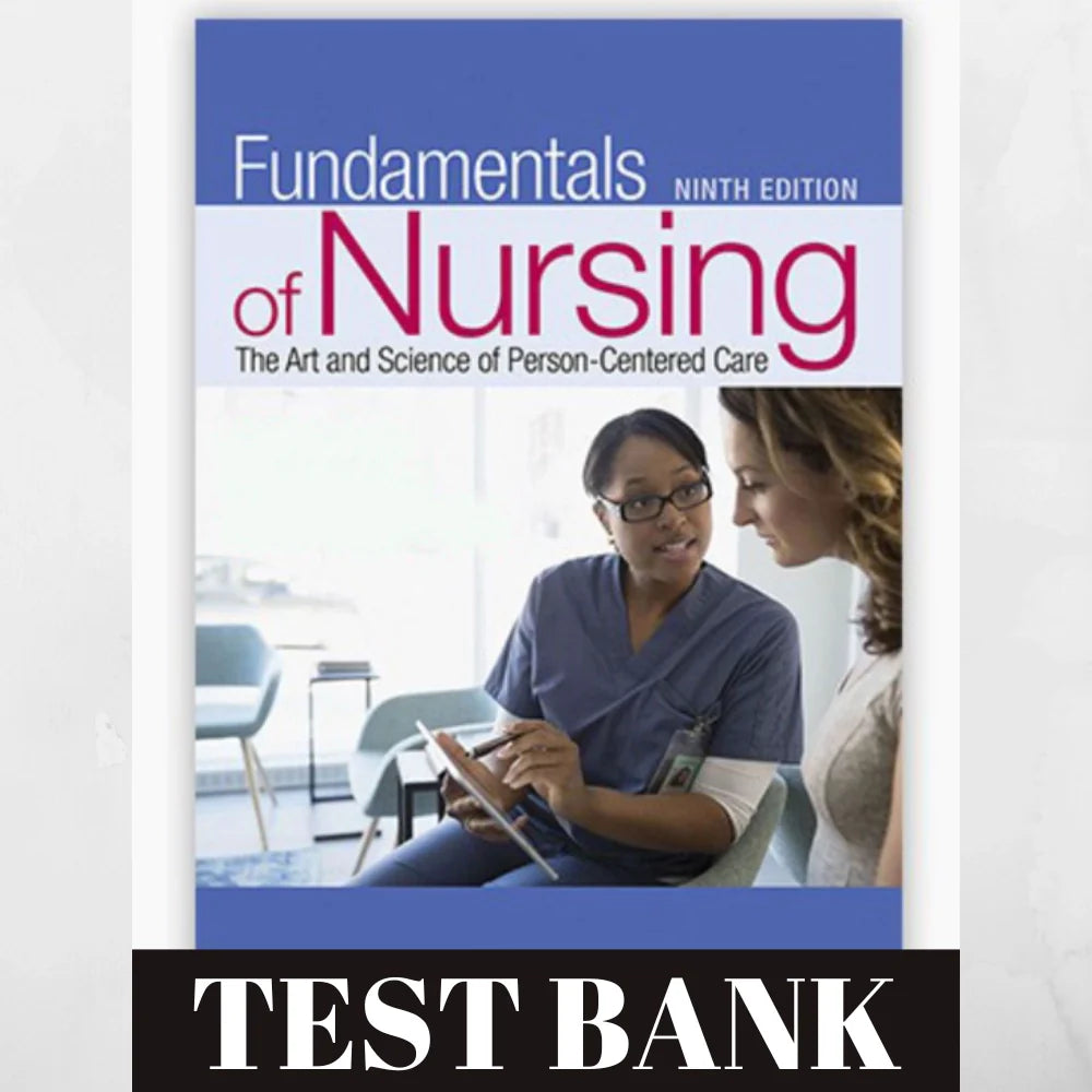 Test Bank for Fundamentals of Nursing 9th by Taylor